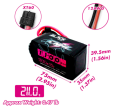 Bateria CNHL Black Series 1100mAh 22.2V 6S 100C Lipo z wtyczką XT60