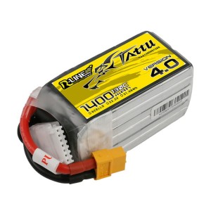 Baterie Tattu R-Line Version 4.0 1400mAh 22.2V 130C 6S1P Lipo XT60 