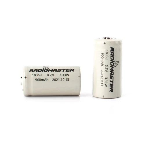 Bateria RadioMaster 900mah 3.7v Li-ion 18350 Zorro (2pcs)