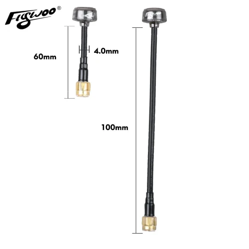 ANTENA FLYWOO CIRCULAR LHCP SMA 125MM