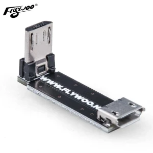 Adapter przejściówka USB micro - 2Pcs FLYWOO 90° USB Adapter Board 