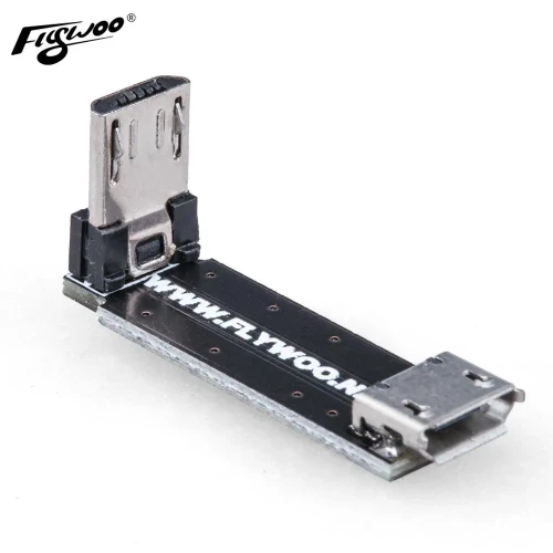 Adapter przejściówka USB micro - 2Pcs FLYWOO 90° USB Adapter Board 