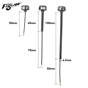 ANTENA FLYWOO CIRCULAR LHCP UFL 115MM TUBA 45MM